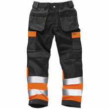 Load image into Gallery viewer, Stand safe hi vis work trousers